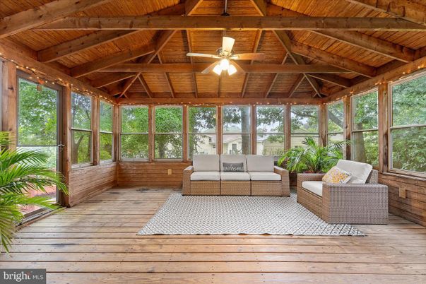 Interior, Sun Room, Wooden Beams, Wooden Ceilings, Wood Texture Flooring