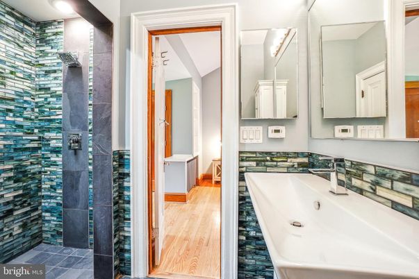Bathroom, Interior, Wood Texture Flooring