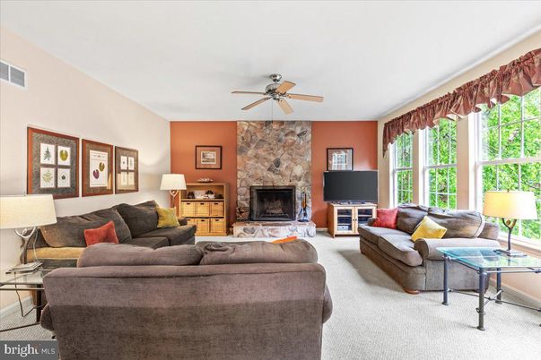 Fireplace, Interior, Living room, Stone Walls