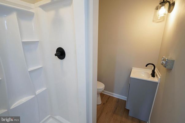 Bathroom, Interior, Wood Texture Flooring