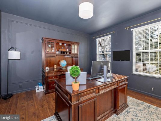 Home Office, Interior, Wood Texture Flooring
