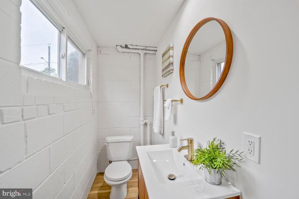 Bathroom, Interior, Wood Texture Flooring