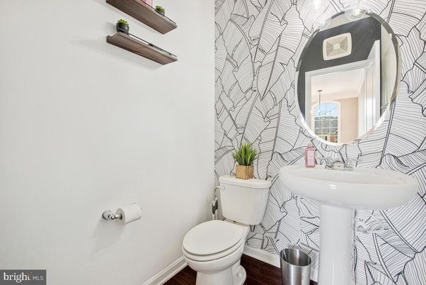 Bathroom, Interior, Wood Texture Flooring
