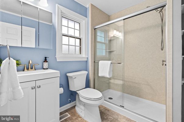 Bathroom, Glass Shower, Interior