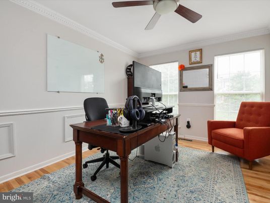 Home Office, Interior, Wood Texture Flooring