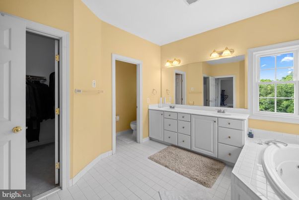 Bathroom, Dual Sink Vanities, Interior, Tile Countertops