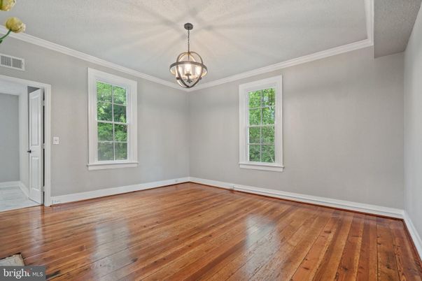 Chandelier, Empty room, Interior, Wood Texture Flooring
