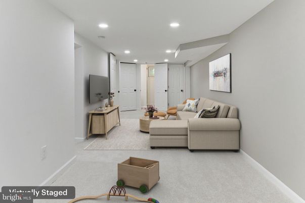 Interior, Living room, Recessed Lighting