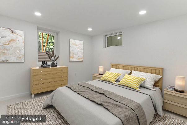 Bedroom, Interior, Recessed Lighting
