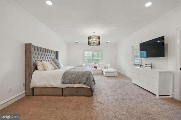 Bedroom, Interior, Pendant Lights, Recessed Lighting