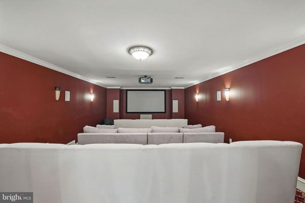 Interior, Projection Screen, Theatre Room