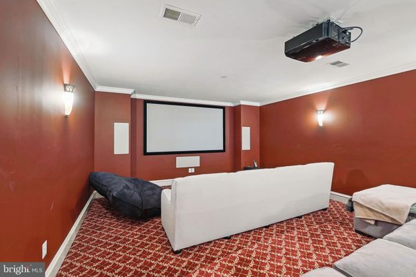 Interior, Projection Screen, Theatre Room