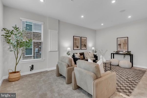 Interior, Living room, Recessed Lighting