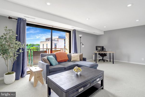 Home Office, Interior, Living room, Recessed Lighting