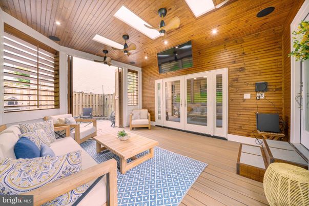 Interior, Living room, Recessed Lighting, Wooden Ceilings, Wood Texture Flooring, Wooden Walls