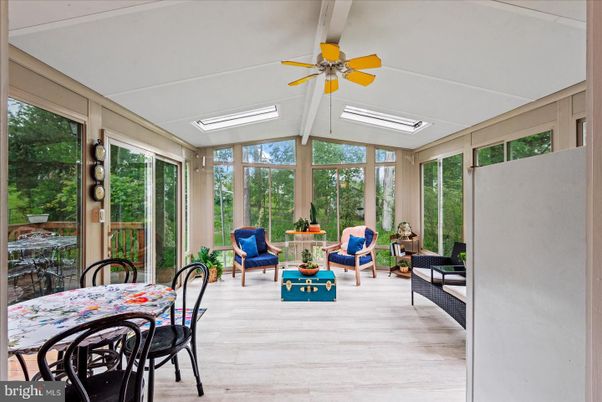 Dining room, Interior, Sun Room, Wood Texture Flooring