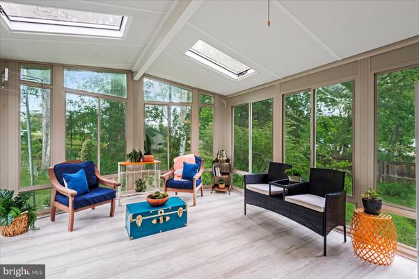 Interior, Sun Room, Wood Texture Flooring