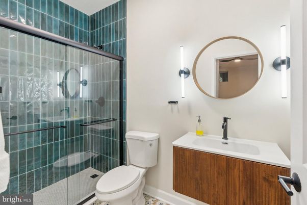 Bathroom, Glass Shower, Interior