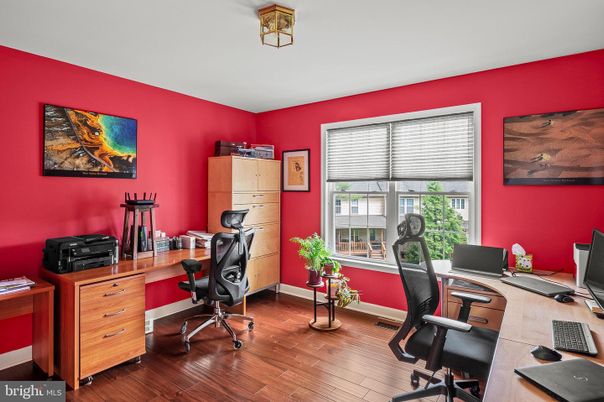 Home Office, Interior, Wood Texture Flooring