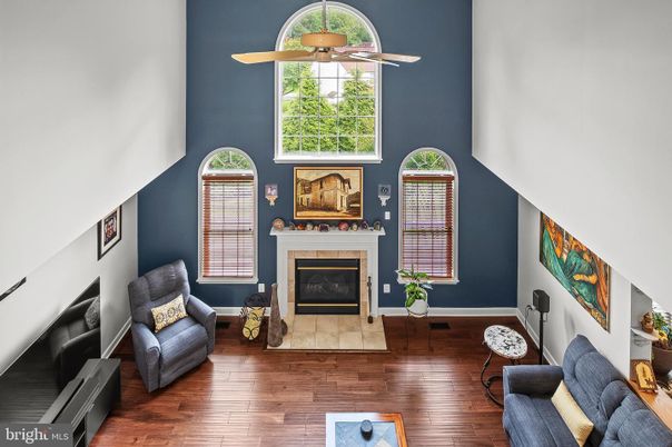 Fireplace, Interior, Wood Texture Flooring