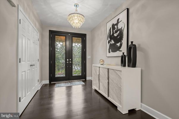 Chandelier, Interior, Wood Texture Flooring