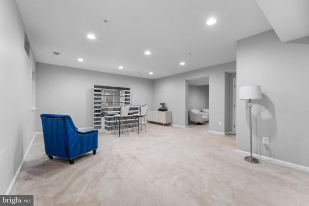 Dining room, Interior, Recessed Lighting