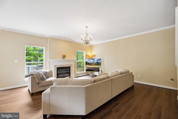 Chandelier, Fireplace, Interior, Living room, Wood Texture Flooring