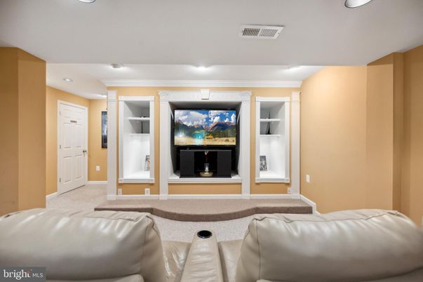 Home Theatre Room, Interior, Recessed Lighting, Theatre Room