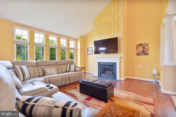 Fireplace, Interior, Living room, Wood Texture Flooring