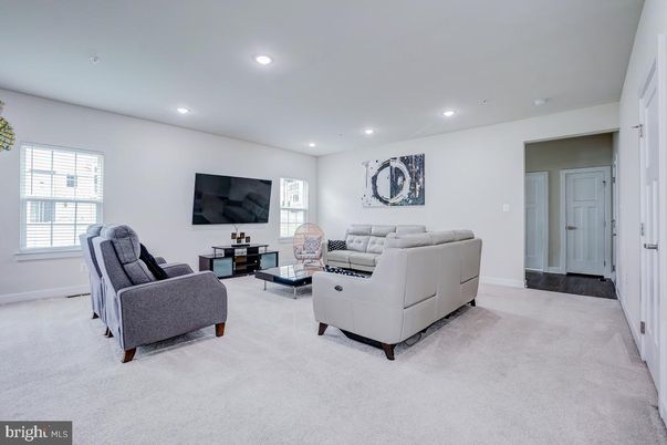Interior, Living room, Recessed Lighting