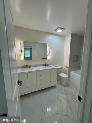 Bathroom, Dual Sink Vanities, Interior, Marble, Marble Walls