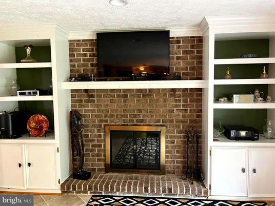 Fireplace, Interior, Stone Walls