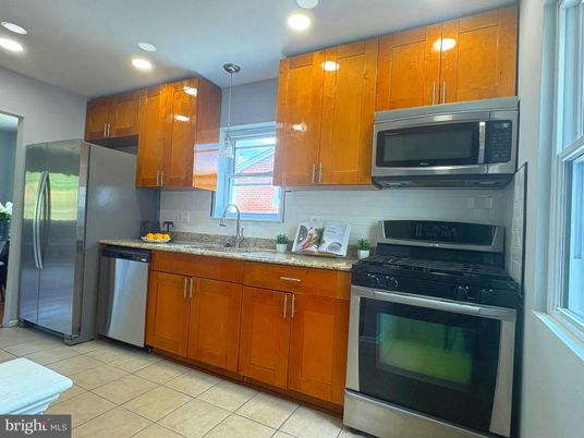 Interior, Kitchen, Recessed Lighting, Stainless Steel Appliances