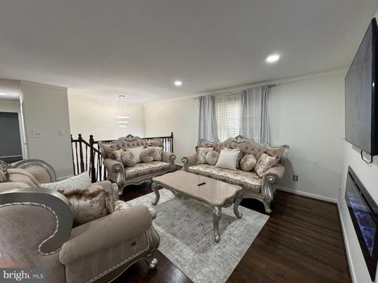 Chandelier, Interior, Living room, Recessed Lighting, Wood Texture Flooring