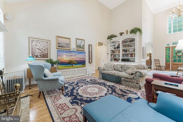 Chandelier, Interior, Living room, Wood Texture Flooring