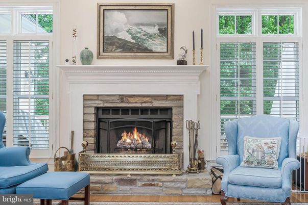 Fireplace, Interior, Wood Texture Flooring