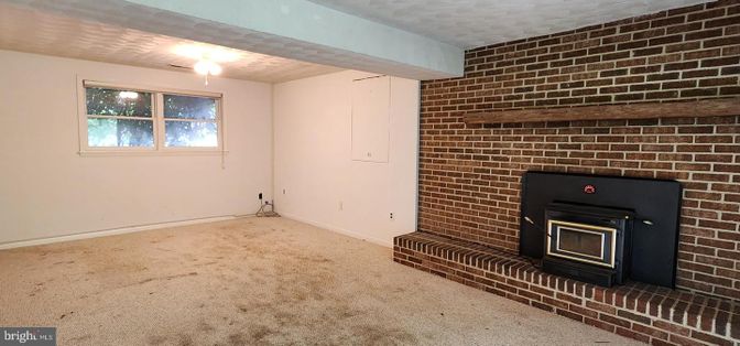 Empty room, Fireplace, Interior, Stone Walls