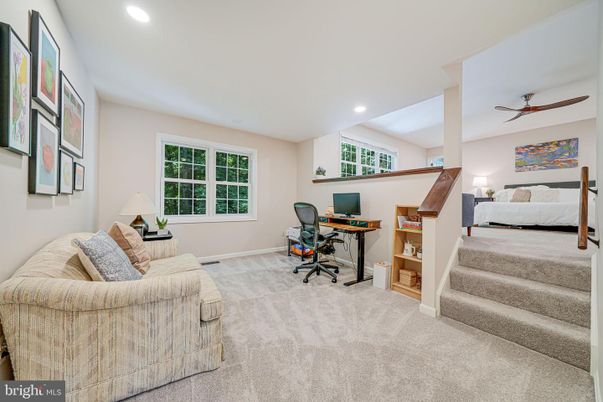 Bedroom, Home Office, Interior, Recessed Lighting