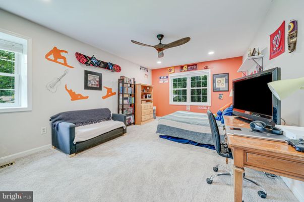 Home Office, Interior, Recessed Lighting