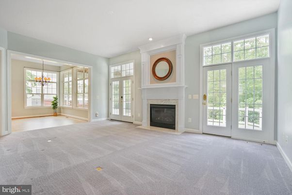 Empty room, Fireplace, Interior, Pendant Lights, Recessed Lighting