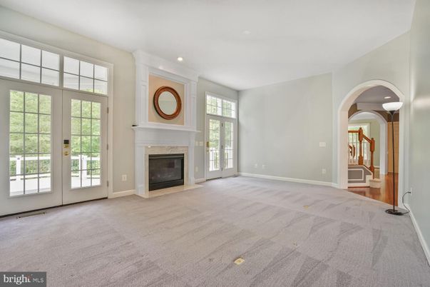 Empty room, Fireplace, Interior, Recessed Lighting