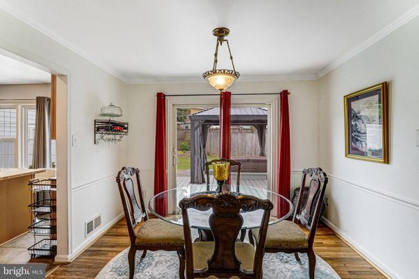 Dining room, Interior, Wood Texture Flooring