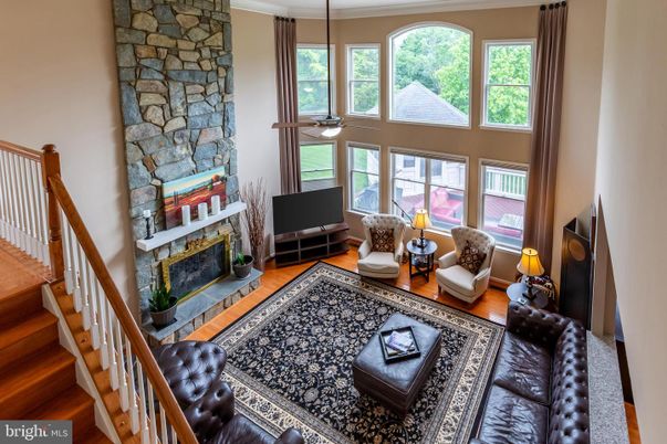 Fireplace, Interior, Stone Walls, Wood Texture Flooring