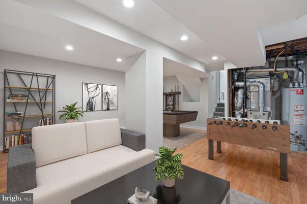 Fitness Equipment, Game Room, Interior, Recessed Lighting, Wood Texture Flooring