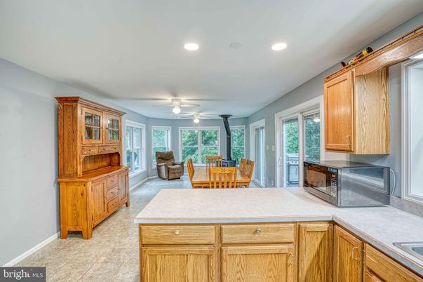 Dining room, Interior, Kitchen, Recessed Lighting