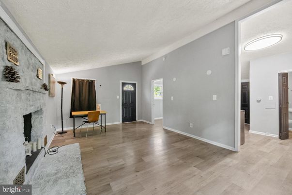 Fireplace, Interior, Wood Texture Flooring