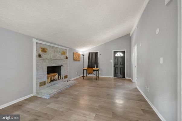 Fireplace, Interior, Wood Texture Flooring