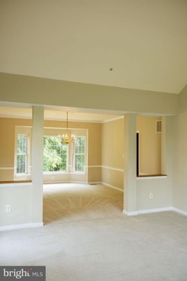 Chandelier, Empty room, Interior