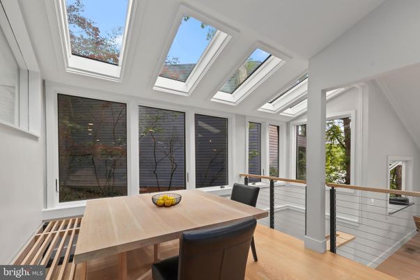 Dining room, Glass Ceilings, Interior, Wood Texture Flooring