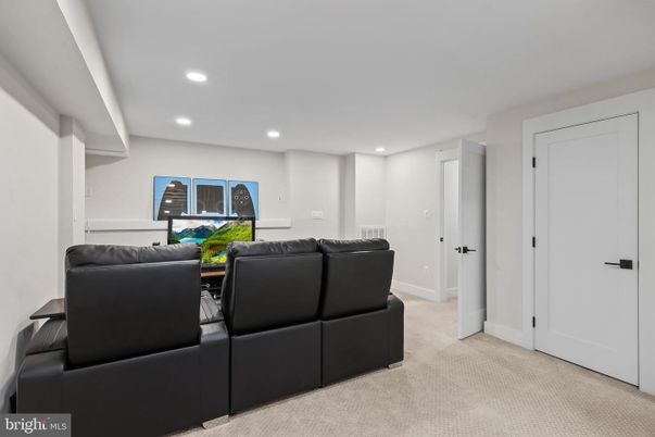 Interior, Living room, Recessed Lighting